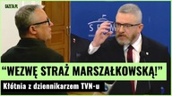 Awantura na konferencji Brauna! Niech pan mnie gaśnicą potraktuje | Gazeta.pl