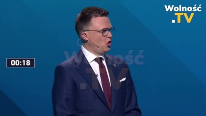 MENTZEN VS HOŁOWNIA W DEBACIE TVP