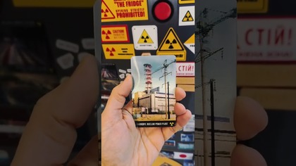 Czarnobylska Elektrownia Jądrowa przed, po katastrofie i 40 lat później #czarnobyl #magnes #gadżety