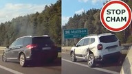 Zajeżdżał drogę, doprowadził do kolizji i próbował uciec #1581 Wasze Filmy