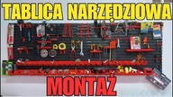 TABLICA WARSZTATOWA ŚCIANKA NARZĘDZIOWA 240x80cm MONTAŻ I RECENZJA #narzedzia #warsztat #garage