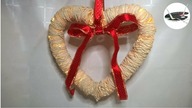 Jak zrobić ażurowe serce ze sznurka [HEART MADE OF TWINE] Pomysły plastyczne dla każdego
