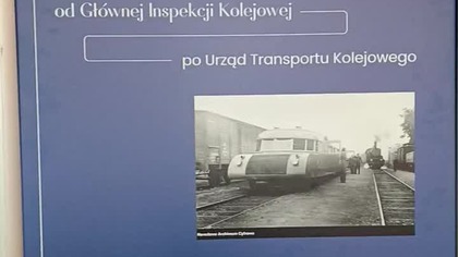 Stacja Muzeum - 100 lat nadzoru nad kolejnictwem w Polsce - Wystawa.  Urząd Transportu Kolejowego!