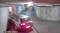 Pijany kierowca w garażu