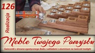 Świeczniki z drewna egzotycznego Bodo z wkładami z aluminium na świeczki tealight