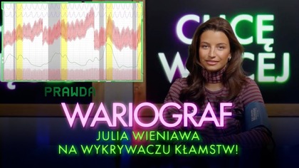 CHCĘ WIĘCEJ | Julia Wieniawa na wykrywaczu kłamstw! | Kino Świat
