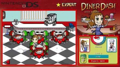 Diner Dash Sizzle and Serve - przewodnik po grze (Poziomy 1. 1-1. 5)