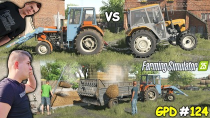 CWANIAK PRZYJECHAŁ NA PRZECIĄGANIE WYGRANY ZGARNIA TRAKTOR PRZEGRANEGOGPD FS 25 124