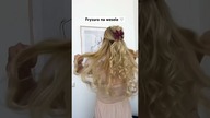 POMYSŁ NA FRYZURĘ NA WESELE 