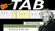  W grocie Króla Gór (Edvard Grieg) - melodia TAB (gitara)  TABY I NUTY W OPISIE 