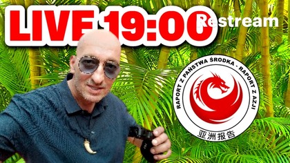 Polak mieszkający w Kambodży nadaje na żywo