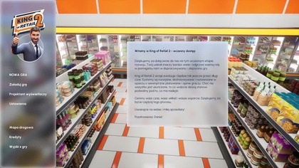  King of Retail 2 po polsku  odcinek 1
W tym odcinku zaczynam swoją przygodę z King of Retail 2  symulatorem prowadzenia sklepu! Zakładam swój pierwszy sklep, urządzam wnętrze, wybieram produkty i staram się przyciągnąć pierwszych klientów. Czy uda mi się zbudować handlowe imperium? 
#kingofretail2 #symulator #biznes #keymailer 
 Subskrybuj kanał, aby nie przegapić kolejnych odcinków serii z King of Retail 2 po polsku!

 Zostaw komentarz: co powinienem zmienić lub dodać w sklepie?

King of Retail 2 gameplay

King of Retail 2 po polsku

symulator sklepu

jak prowadzić sklep w grze

gra o zarządzaniu sklepem

gameplay King of Retail PL

sklep symulator gra

Zacznij wspierać ten kanał, a dostaniesz te bonusy:
https://www.youtube.com/channel/UCHsscQJ3FD3pm0IKstttfEQ/join

Streamy tutaj: https://twitch.tv/sonnyq1
Urodziny ExitLag trwają! Uzyskaj rozgrywkę z połączeniem w trybie turbo i zerowym opóźnieniem w najlepszej ofercie
roku: 12 miesięcy, zapłać tylko 6. Subskrybuj teraz!
https://www.exitlag.com/refer/SONNYQ
Zarabiaj na streamowaniu: https://instream.ly/r/sonnyq1