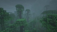 Minecraft - Relaxing Music With Soft Rain in Jungle 1H