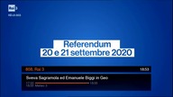 RAI3 - 18-09 2020 - Autopromocja, Reklama + TVPULS - Sponsor, Ident + PCCX - Autopromo(fragm), Ident