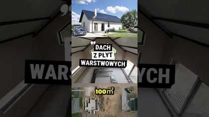 Dom z płyt warstwowych? prosty w budowie dom parterowy Veronica 87m2 #budowadomu #plytawarstwowa