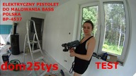 ELEKTRYCZNY PISTOLET DO MALOWANIA BP-4537 TEST, dom za 25 tys #pawełwaga