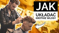 NAJPOPULARNIEJSZA KRÓTKA FRYZURA MĘSKA NA LATO 2020 - Jak suszyć włosy i układać quiffa?