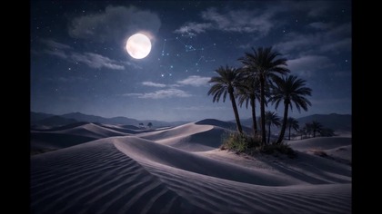 Night in the desert - Mirosław Szymański
