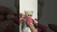 Miś na szydełku #shorts #misiek #diy #crochet #crocheting #handmade