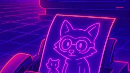 Isle of Music - Fax to the Game World  Synthwave 2025 | Official Lyric Video