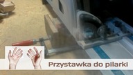 Grube deski bez ukośnicy i piły stołowej, czyli jak zrobić przystawkę do Makita SP6000.