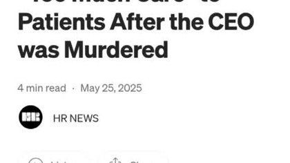 Blackrock pozywa UnitedHealthcare za zapewnienie zbyt duzej opieki pacjentom po zabojstwie dyrektora przez Lougi Mangionego