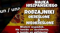 Rodzajniki określone i nieokreślone hiszpański