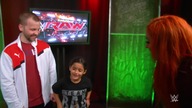 Triple H surprises fans Billy and Bianca backstage at Raw