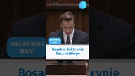 (subskrybuj) Bosak o doktrynie Kaczyńskiego #shorts