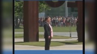 LiveLeak - Angela Merkel appears unsteady, shaking at ceremony