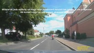 O włos od kolizji drogowej i pozdrowienie palcem