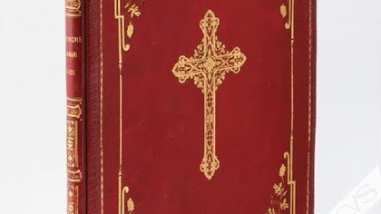 Ritus seu ordines frequentius usitati ad majorem episcoporum...,  mszał katolickiego z 1859 r.