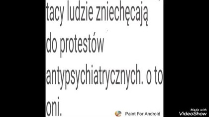 Chodź na nasze protesty