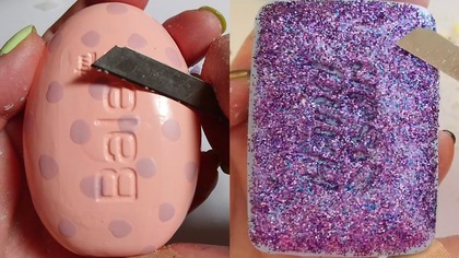 Soap Carving ASMR Relaxing Sounds no talking Satisfying ASMR Video #soapcarving #soapcuttingvideo