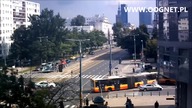 Warszawa czołowe zderzenie autobusów