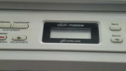Brother DCP 7055W Zaprazam