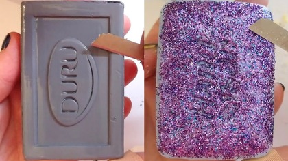 Soap Carving ASMR Relaxing Sounds no talking Satisfying ASMR Video