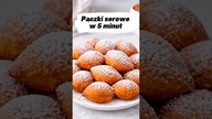 Pączki serowe w 5 minut  Bez drożdży! #pączki #tłustyczwartek #shorts