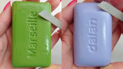 Soap Carving ASMR Relaxing Sounds no talking Satisfying ASMR Video #soapcarving #soapcuttingvideo