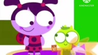 Ladybird Lu is playing Peek-a-Boo with Gus the Greenfly