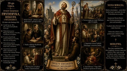 Czy warto mówić prawdę, gdy grozi za nią śmierć? - święty Fryderyk (18 lipca)