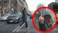 Agresywny pieszy w Bielsku-Białej  polskiedrogiPLUS