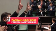 Sejm przyjął ustawę obniżającą wiek emerytalny. Chwilę później ten gest Kaczyńskiego...