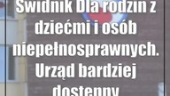 Świdnik: Dla rodzin z dziećmi i osób niepełnosprawnych.  Urząd bardziej dostępny