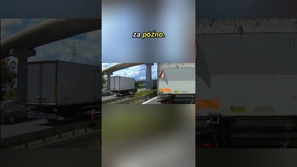  Chwila nieuwagi i wystarczyło #kierowcy #wypadek #dashcam #polskiedrogi #shorts