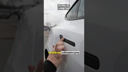 Naklejki na klamki Tesli, które tuningują i zabezpieczają!  #danielgrzyb #tesla #elektromobilność