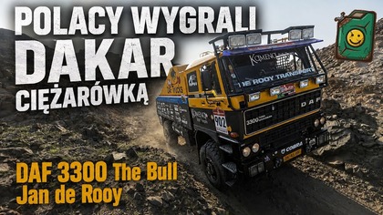Polacy Wygrali Dakar Ciężarówką - Kamena Rally Team - DAF 330 Jan de Rooy
