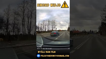 Wyprzedzanie w wykonaniu BMW #shorts #rikordwidjo #polscykierowcy #polska #policja