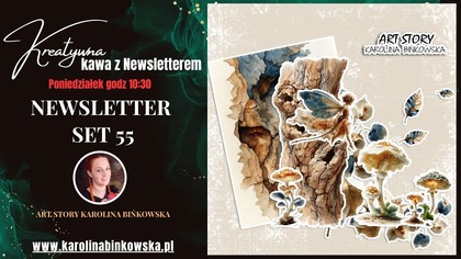 Kreatywna Kawa z Newsletterem set 55 I Mixedmedia I DIY I Scrapbooking