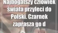 Najbogatszy człowiek świata przyleci do Polski.  Czarnek zaprasza go do więzienia w Radomiu